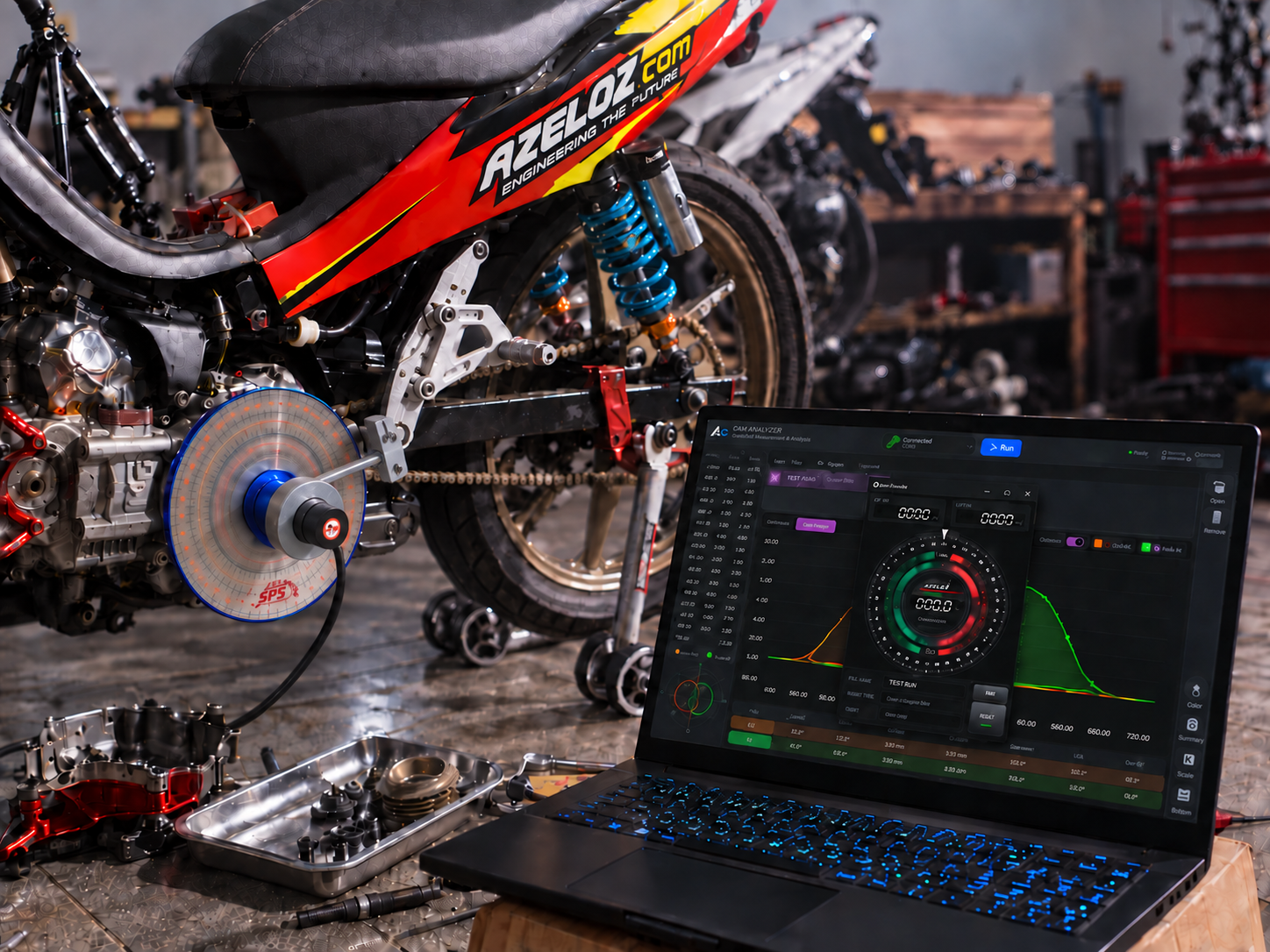 CAM Analyzer: Camshaft Profile Measurement and Analysis System by Azeloz